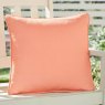 Fusion Plain Outdoor Cushion Orange Lifestyle