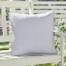 Fusion Plain Outdoor Cushion Silver Lifestyle