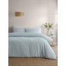 Serene Honley Seersucker Duck Egg Duvet Cover Set