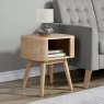Olson Oak Lamp Table lifestyle image of the lamp table