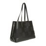 Alice Wheeler Black Milan Tote Bag angled image of the bag on a white background