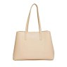 Alice Wheeler Sand Milan Tote Bag image of the back of the bag on a white background