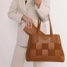 Alice Wheeler Tan Milan Tote Bag lifestyle image of the bag