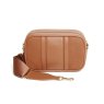 Alice Wheeler Tan Madrid Cross Body Bag image of the bag on a white background
