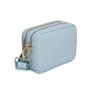 Alice Wheeler Pastel Blue Soho Camera Cross Body Bag image of the bag on a white background