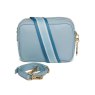 Alice Wheeler Pastel Blue Soho Camera Cross Body Bag image of the bag on a white background