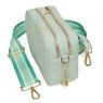 Alice Wheeler Pastel Mint Soho Camera Cross Body Bag image of the bag on a white background