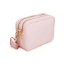 Alice Wheeler Pastel Pink Soho Camera Cross Body Bag image of the bag on a white background