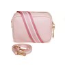 Alice Wheeler Pastel Pink Soho Camera Cross Body Bag image of the bag on a white background