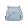 Alice Wheeler Pastel Blue Bloomsbury Cross Body Bag image of the bag on a white background