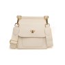 Alice Wheeler Pastel Cream Bloomsbury Cross Body Bag image of the bag on a white background