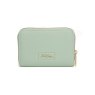 Alice Wheeler Pastel Mint Bromley Purse image of the back of the purse on a white background
