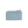 Alice Wheeler Pastel Blue Bath Coin Purse image of the back of the purse on a white background