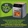 Tower Vortx 12L Grey Air Fry Oven energy savings