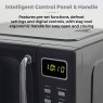 Tower 20L 800w Digital Microwave Black Control Panel and Handle