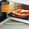 Tower 20L 800w Digital Microwave White Magnawave Technology