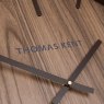 Thomas Kent Woodstock 20" Elm Wall Clock close up image of the clock on a white background