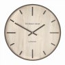Thomas Kent Woodstock 20" White Oak Wall Clock image of the front of the clock on a white background
