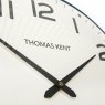 Thomas Kent Haymarket 20" Denim Wall Clock close up image of the clock on a white background