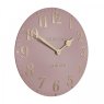Thomas Kent Arabic 20" Blush Pink Wall Clock angled image of the clock on a white background