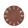 Thomas Kent Arabic 12" Auburn Wall Clock image of the front of the clock on a white background