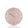 Thomas Kent Mulberry 6" Blush Pink Mantel Clock image of the front of the clock on a white background