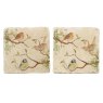 The Humble Hare Happy Hedgerow Coaster Pair