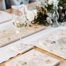 The Humble Hare Humming Hives Coaster Pair lifestyle image of the coaster