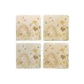 The Humble Hare Humming Hives Coaster Pair image of the coasters on a white background