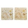 The Humble Hare Humming Hives Coaster Pair