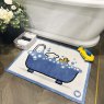 Hug Rug Bathtime Herdy Bath Mat lifestyle image of the bath mat