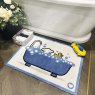 Hug Rug Bathtime Herdy Bath Mat lifestyle image of the bath mat