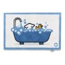 Hug Rug Bathtime Herdy Bath Mat image of the bath mat on a white background