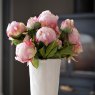 Floralsilk Pink Hybrid Peony Bud lifestyle image of the floral display