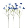 Floralsilk Cornflower Spray Ass Blues image of the flowers on a white background