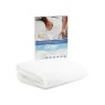 Tempur Cooling Mattress Protector image of the protector with packaging on a white background
