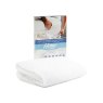 Tempur Cooling Mattress Protector image of the protector with packaging on a white background