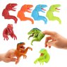 Dino World Finger Puppet image of the all of the finger puppets on a white background