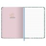 Otter House RSPB Birds In The Garden A5 Softcover Notebook image of the book open on a white background
