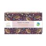 Otter House RSPB Hedgehogs Amongst Leaves Weekly Planner image of the planner in packaging on a white background