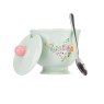 Cath Kidston Feels Like Home Sugar Bowl & Spoon Set open