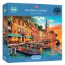 Gibsons San Marco Sunset 1000 Piece Puzzle image of the puzzle box on a white background