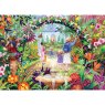 Gibsons Botanical Blooms 1000 Piece Puzzle image of the completed puzzle on a white background