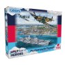 Gibsons Portsmouth Flypast 1000 Piece Puzzle image of the puzzle box on a white background