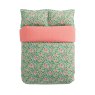 Morris & Co Honeysuckle Evergreen Duvet Set on white