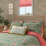 Morris & Co Honeysuckle Evergreen Duvet Set Angled Shot