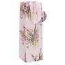 Glick Pretty Pink Floral Bottle Gift Bag