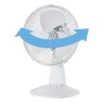 Igenix Portable 12" White Desk Fan angled image of the fan on a white background