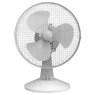 Igenix Portable 12" White Desk Fan front on image of the fan on a white background