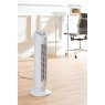 Daewoo 30" White Tower Fan lifestyle image of the fan